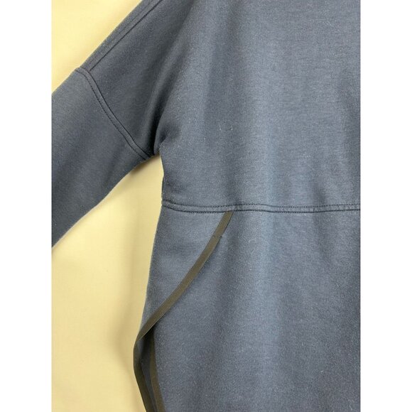 The North Face Womens Navy Blue Funnel Neck Pullover Sweatshirt W/ Pockets  XS - Picture 9 of 10